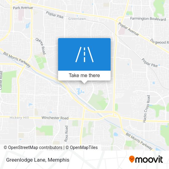 Mapa de Greenlodge Lane