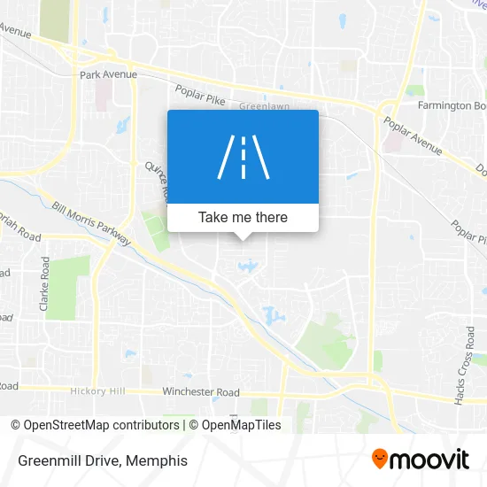 Greenmill Drive map