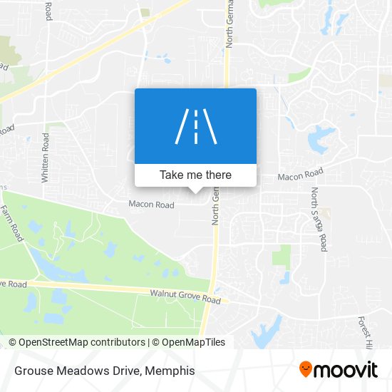 Grouse Meadows Drive map