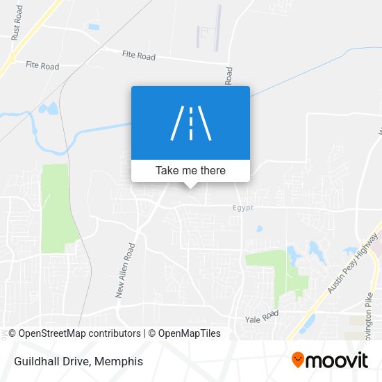 Mapa de Guildhall Drive
