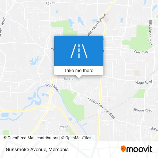 Mapa de Gunsmoke Avenue