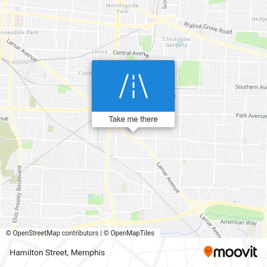 Mapa de Hamilton Street