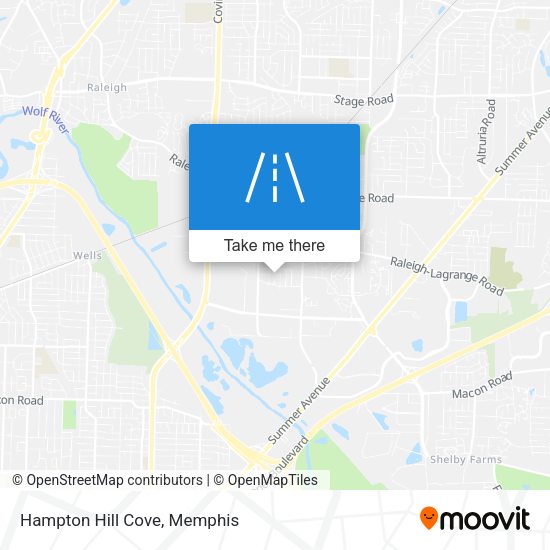 Mapa de Hampton Hill Cove