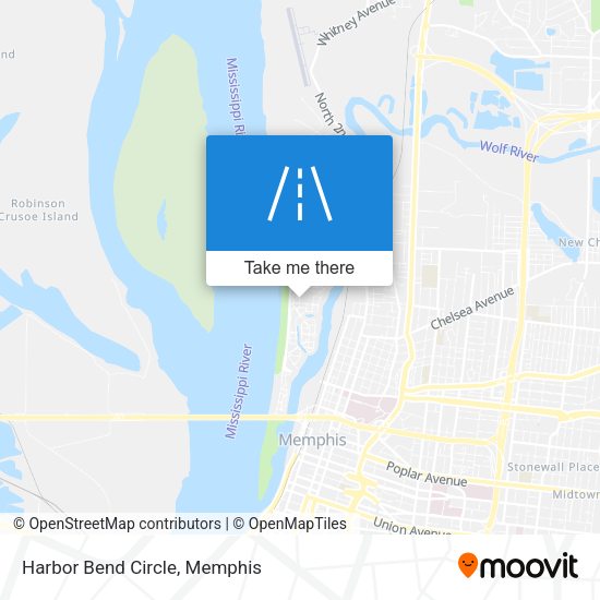 Mapa de Harbor Bend Circle