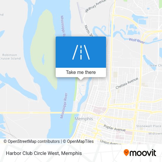 Harbor Club Circle West map