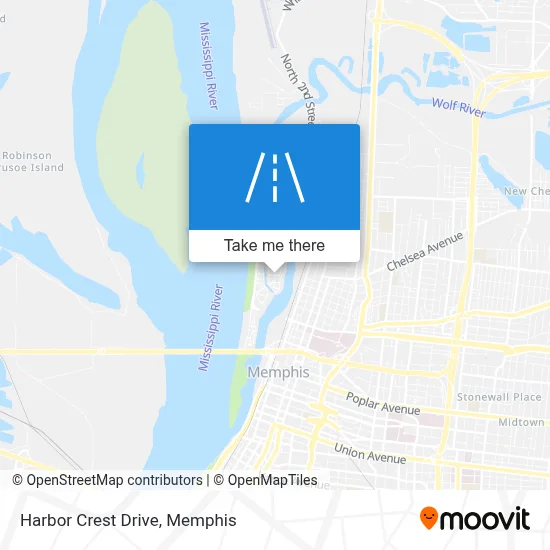 Harbor Crest Drive map