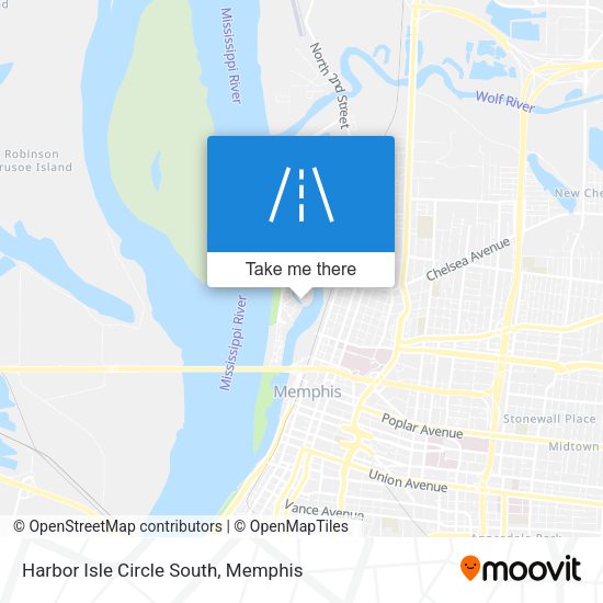 Harbor Isle Circle South map