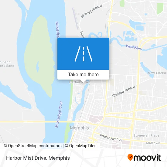 Harbor Mist Drive map