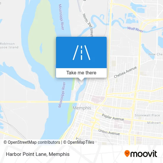 Harbor Point Lane map