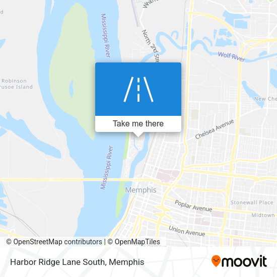 Harbor Ridge Lane South map