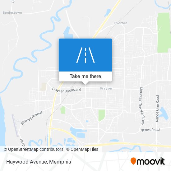 Mapa de Haywood Avenue