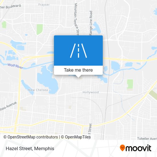 Mapa de Hazel Street