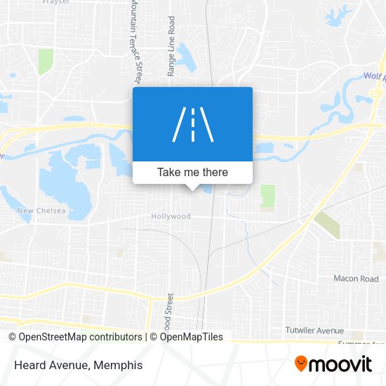 Mapa de Heard Avenue