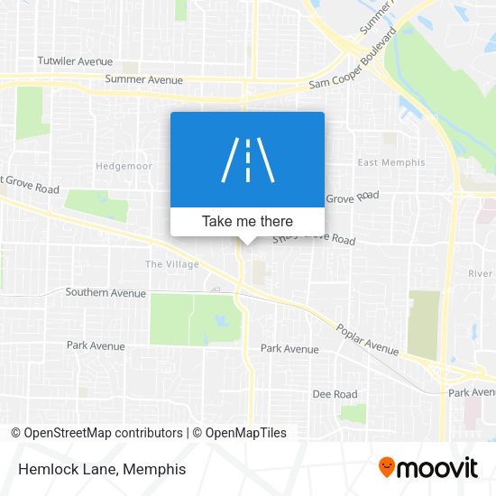Mapa de Hemlock Lane