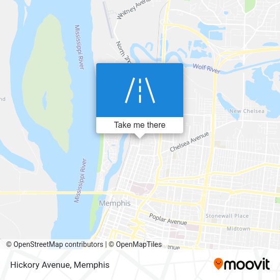 Mapa de Hickory Avenue