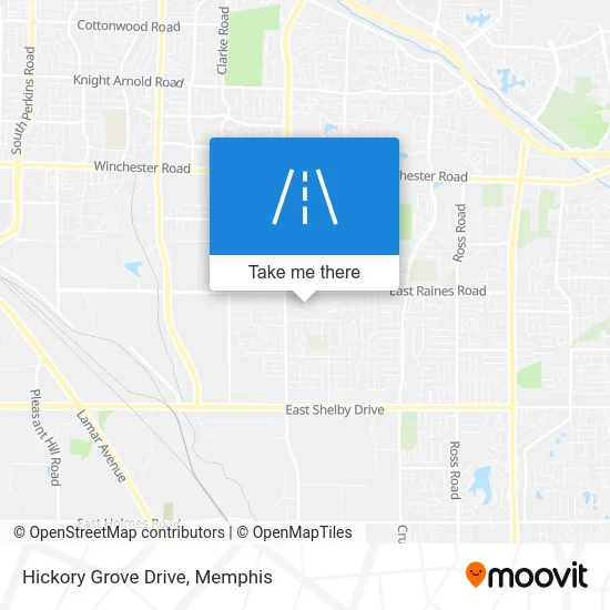 Hickory Grove Drive map