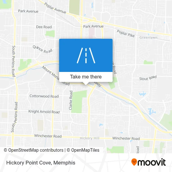 Hickory Point Cove map