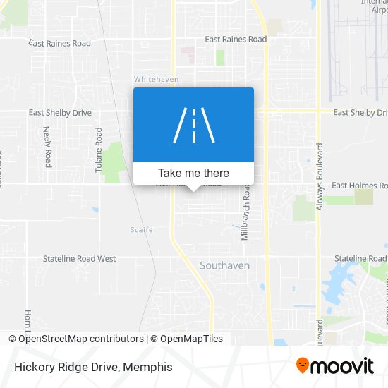 Hickory Ridge Drive map