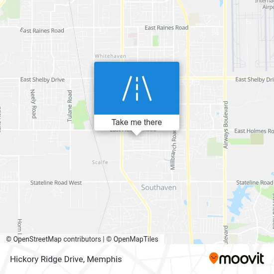 Hickory Ridge Drive map
