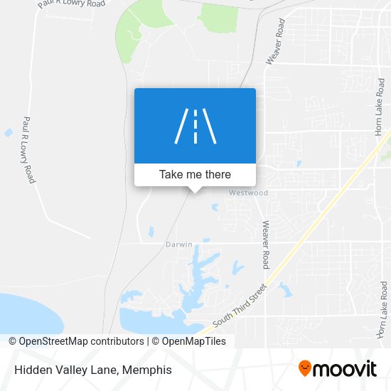 Mapa de Hidden Valley Lane