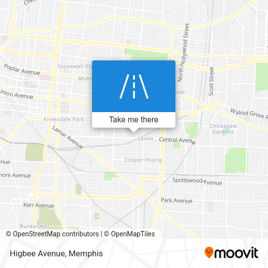 Mapa de Higbee Avenue