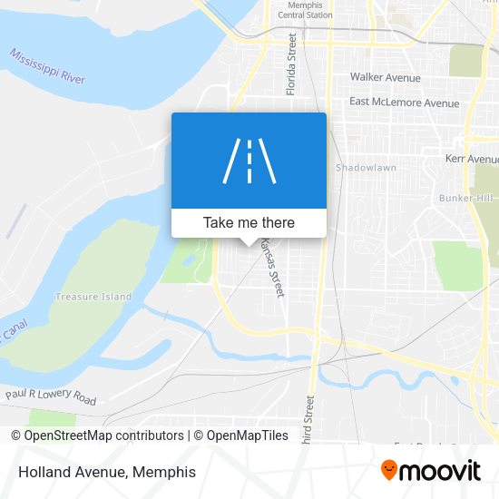 Mapa de Holland Avenue