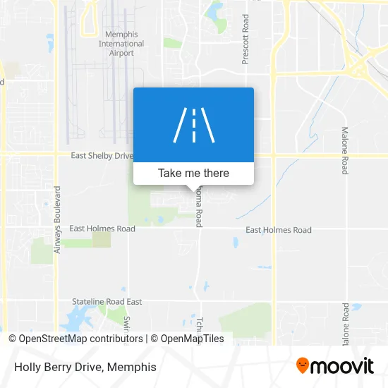 Holly Berry Drive map