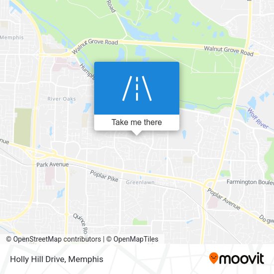 Mapa de Holly Hill Drive