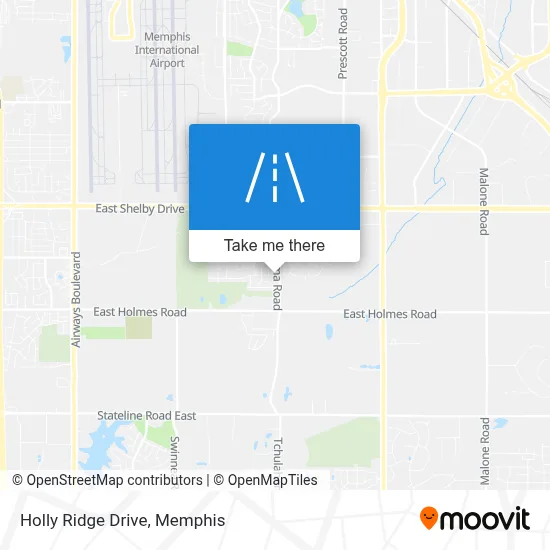 Holly Ridge Drive map