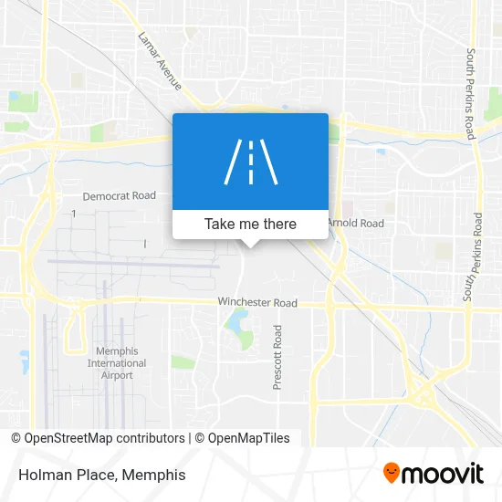 Holman Place map