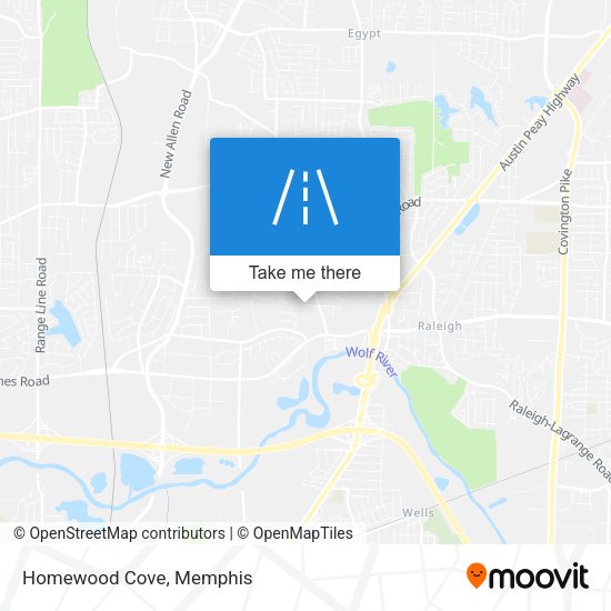 Mapa de Homewood Cove