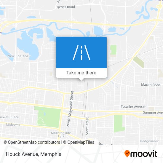Mapa de Houck Avenue