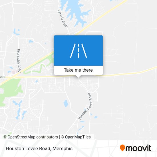 Houston Levee Road map