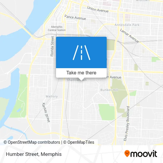 Humber Street map