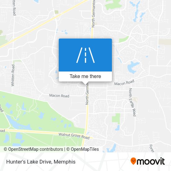 Mapa de Hunter's Lake Drive