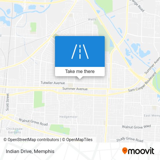 Indian Drive map