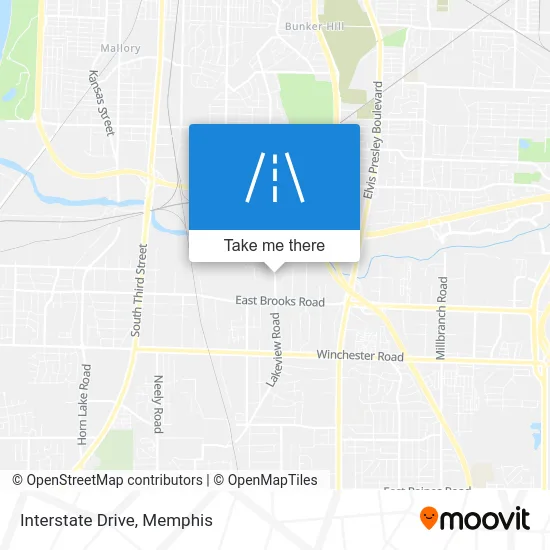 Interstate Drive map