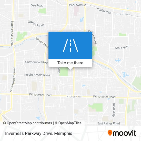Inverness Parkway Drive map