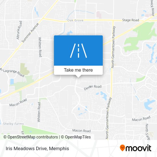 Iris Meadows Drive map