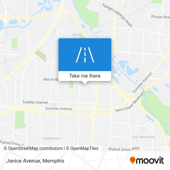 Mapa de Janice Avenue