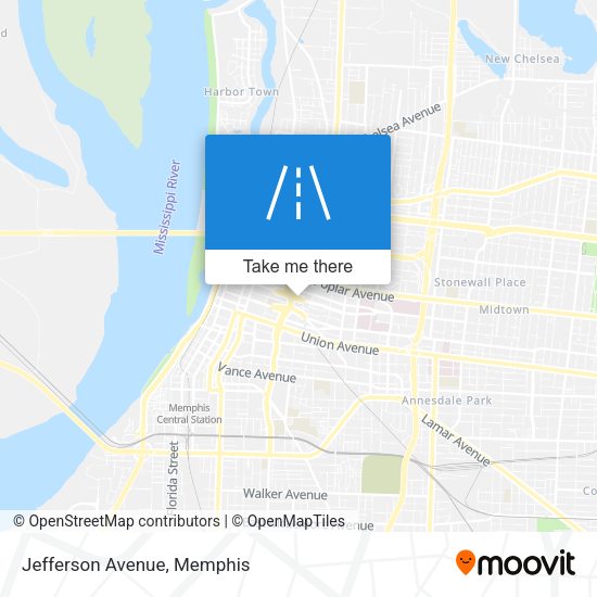 Mapa de Jefferson Avenue