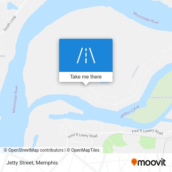 Jetty Street map