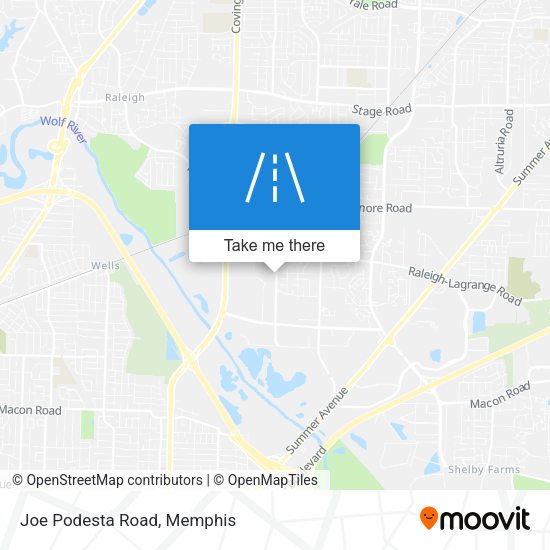 Mapa de Joe Podesta Road