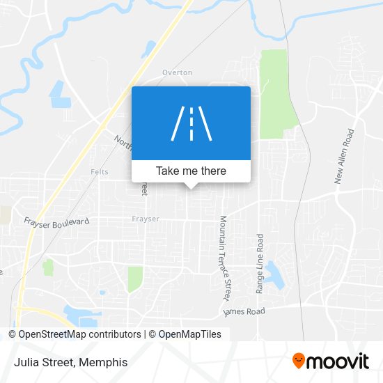 Mapa de Julia Street