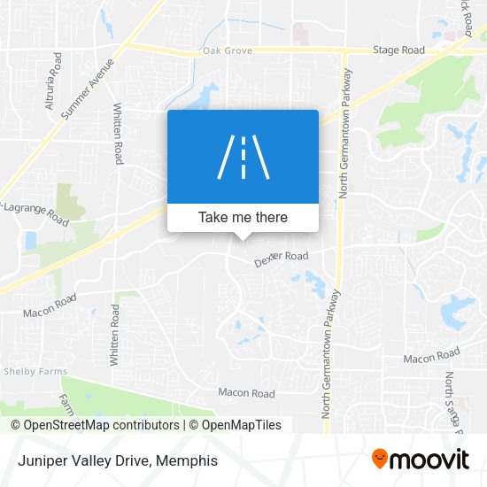 Juniper Valley Drive map