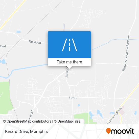 Mapa de Kinard Drive