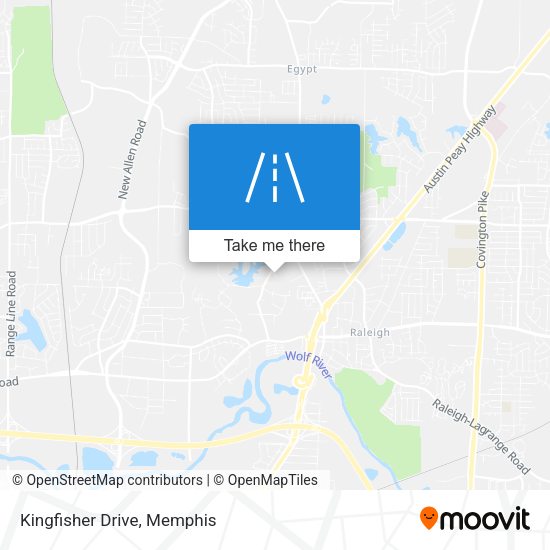 Mapa de Kingfisher Drive
