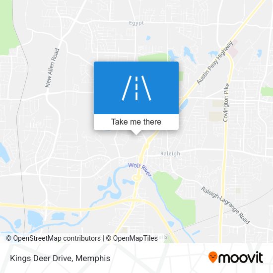 Mapa de Kings Deer Drive