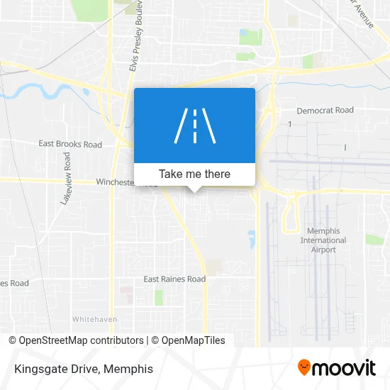 Kingsgate Drive map