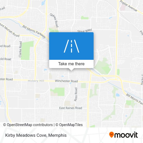 Kirby Meadows Cove map